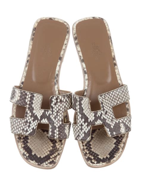 hermes jeans sandals|hermes snakeskin sandals.